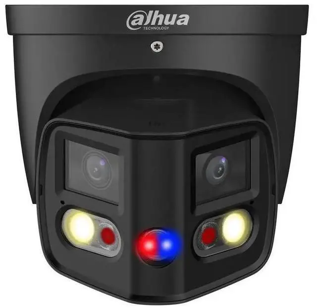 Alt view image 8 of 10 - Dahu,a TiOC 8MP 180° Panoramic Camera Dual Lens IPC-PDW3849-A180-AS-PV Black 2Way