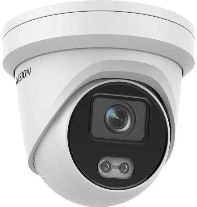 Alt view image 2 of 3 - Hi,kvi,sion DS-2CD2347G2-LU Performance Series ColorVu 4MP WDR Turret IP Camera