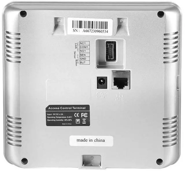 Alt view image 5 of 7 - ZKTeco FA200 Face Fingerprint Time Attendance Door Access Control Free Software