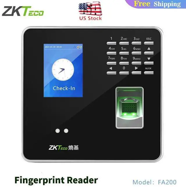 Main image of ZKTeco FA200 Face Fingerprint Time Attendance Door Access Control Free Software
