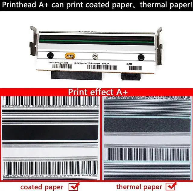Alt view image 3 of 7 - New Printhead for Ze,br,a ZM400 Thermal Label Printer 300dpi G79801M