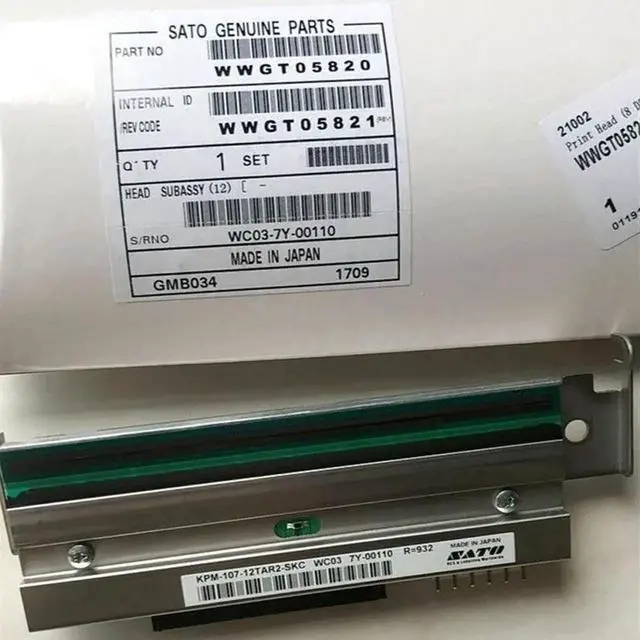 Alt view image 6 of 6 - Original WWGT05820 Printhead for SATO GTE412E GT412E 305DPI Thermal Printer