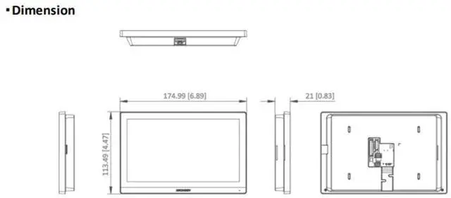 Alt view image 5 of 5 - Hi,kvi,sion DS-KH6350-WTE1 Indoor Station Monitor 2-Way Talk PoE IP Video Intercom