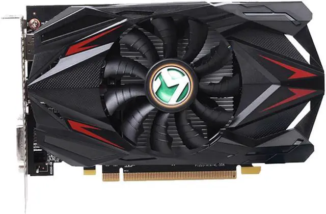 Alt view image 2 of 14 - Maxsun Radeon RX 550 4G Graphic Card GDDR5 GPU Gaming Video Card video For PC New cyclone blade cooling system  9CM large size frost blade fan