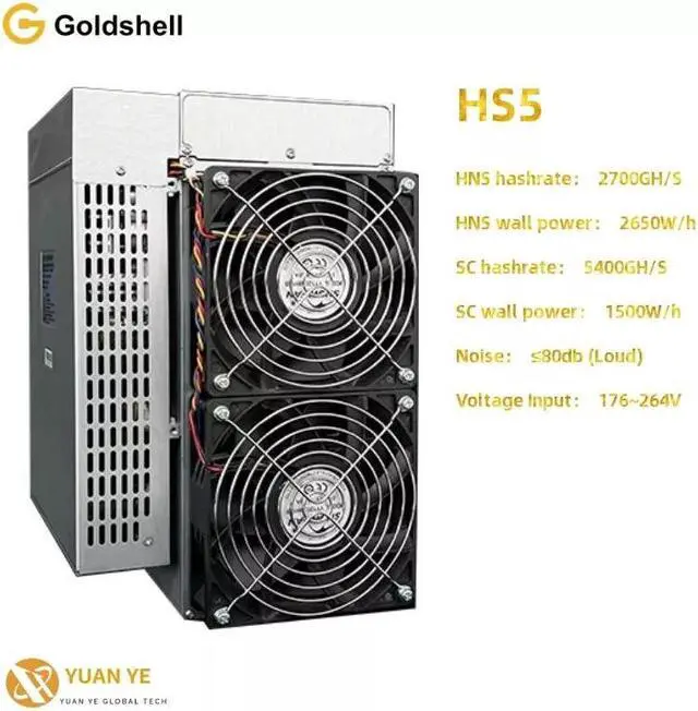 Main image of Goldshell HS5 Miner Original New Direct Supply From Goldshell In Stock Ready To Delivery