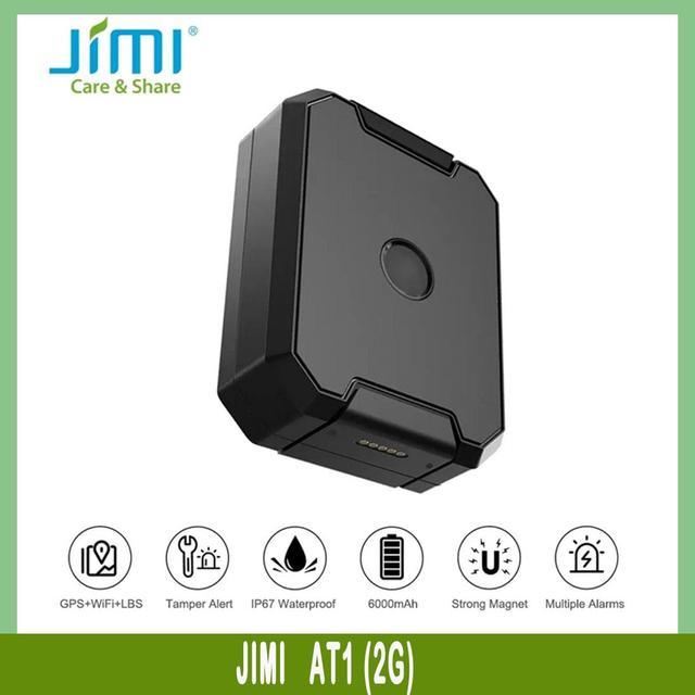 Jimi AT1 GPS Tracker With 6000mAh Battery Strong Magnet Voice Monitoring  Via Platform APP 2G GMS GPS Locator For Vehicle Bicycle 