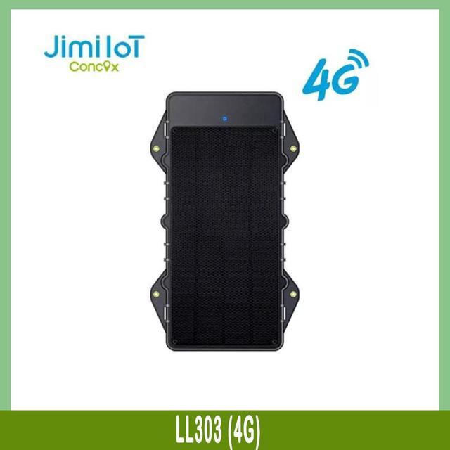 Jimi LL303 4G Solar Powered GPS Tracker With Real-Time Tracking IP67  Waterproof 10000mAh Battery Smart Alerts Locator Free APP 