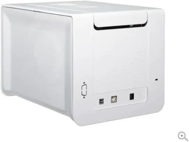 Alt view image 5 of 7 - Evolis Zenius Single Sided ID Printer with ID Software with R5F008S134 Ribbon and PVC Printed White Card