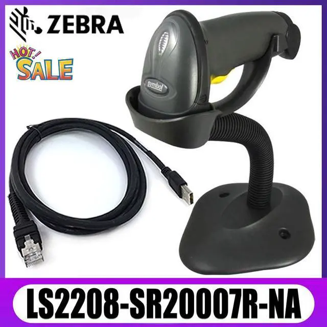 Main image of ls2208 series corded handheld standard range laser scanner,twilight black (ls2208-sr20007r)