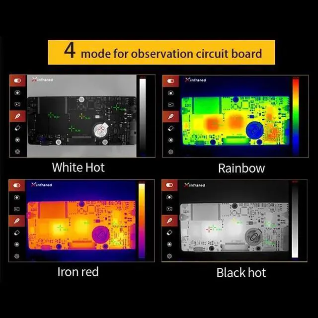Alt view image 4 of 6 - InfiRay T3S Thermal Camera Mini Thermal Scope for Android Industrial PCB Floor Heat Detection Thermal Imager