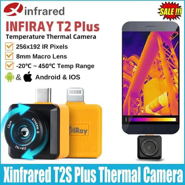 Alt view image 3 of 7 - InfiRay T2S Plus Thermal Imaging Camera for Smart Phone PCB Circuit Repair,IOS