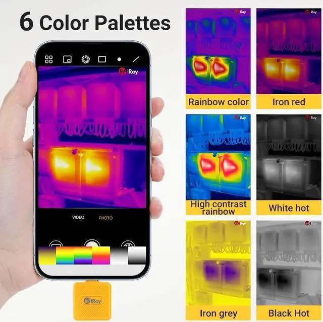 Alt view image 3 of 7 - InfiRay T2S Plus Thermal Imaging Camera for Smart Phone PCB Circuit Repair,iPhone 15 series