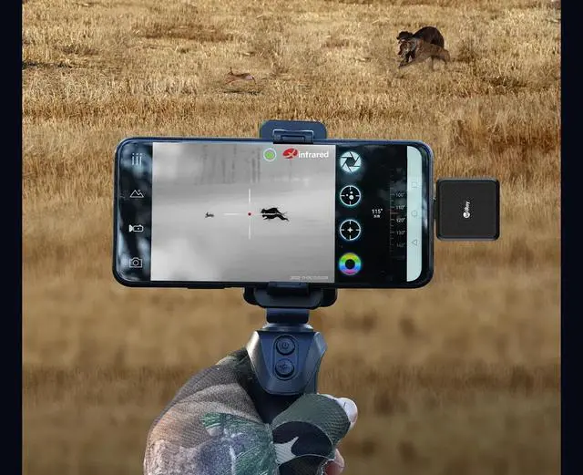 Alt view image 7 of 7 - InfiRay/Xinfrared T2 Pro Thermal Imager Hunting Camera Outdoor Search 1579m Infrared Night Vision Mobile Phone Android Type C,Not compatible with iphone 15
