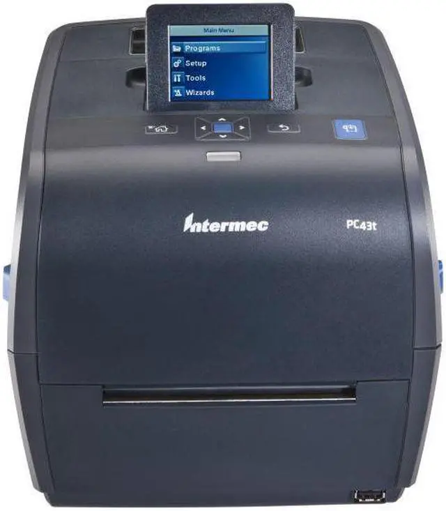 Alt view image 2 of 7 - Intermec PC43TA00100301 PC43t Desktop Barcode Printer
