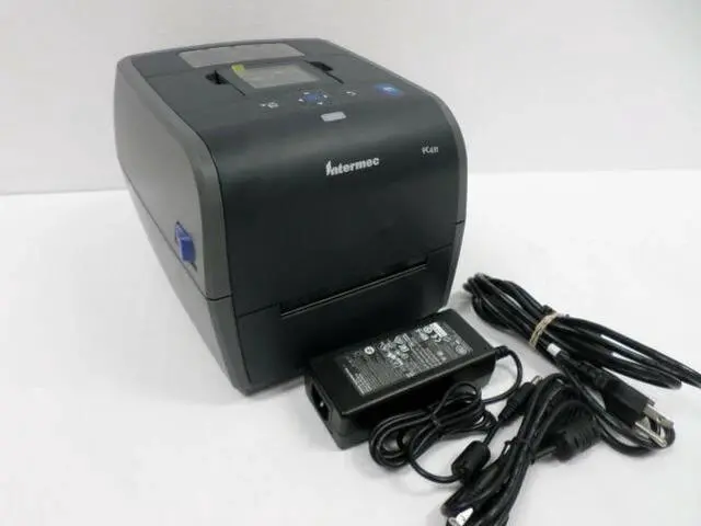Alt view image 7 of 7 - Intermec PC43TA00100301 PC43t Desktop Barcode Printer