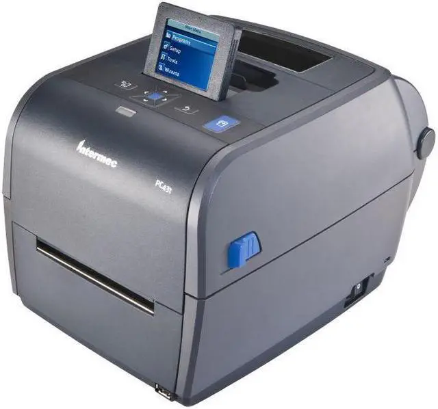 Alt view image 3 of 7 - Intermec PC43TA00100301 PC43t Desktop Barcode Printer
