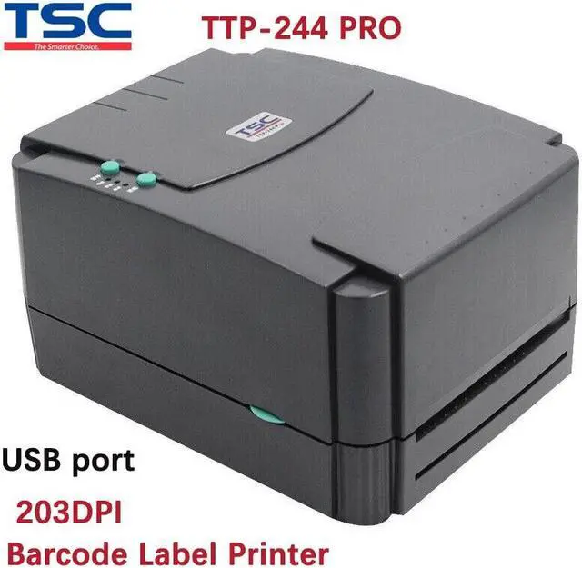 Alt view image 3 of 7 - TSC TTP-244 Pro Thermal Transfer Barcode Printer 203 dpi Label Printer Sticker Printer Commercial Barcode Label Printer TTP-244 Pro Replaces TTP-244 Plus Upgrade