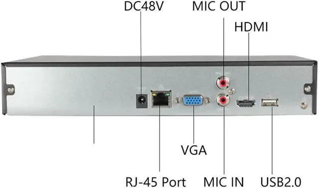 Alt view image 4 of 7 - NVR4116HS-4KS3 12MP 16CH Compact 1U 1HDD Lite Network Video Recorder