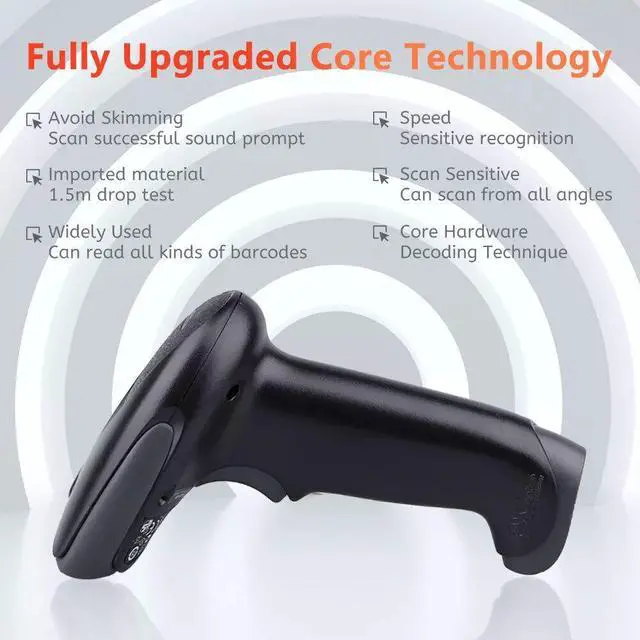 Alt view image 4 of 7 - 1300G-2USB 1D Corded Handheld Barco de Reader with USB Cable US
