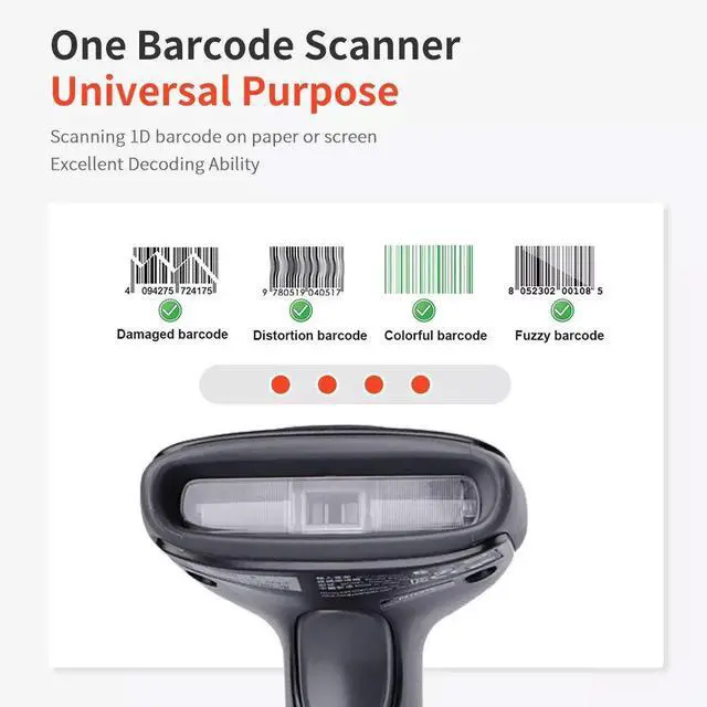 Alt view image 2 of 7 - Hyperion 1300G Handheld USB Barco de Reader 1300G-2USB US Stock