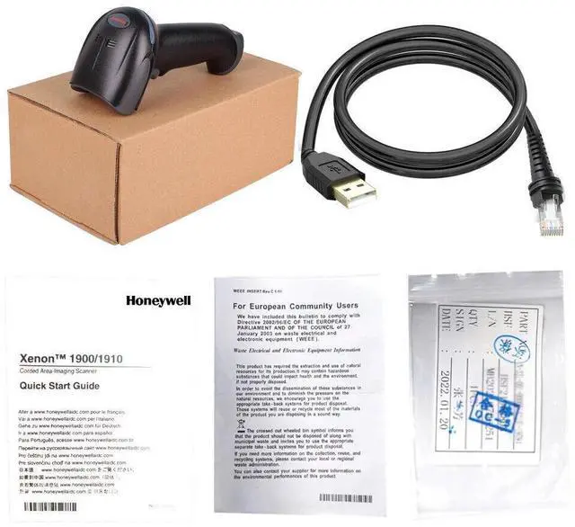 Alt view image 4 of 6 - Xenon 1900GHD-2USB 2D Handheld  Barco de Reader W/ USB Cable