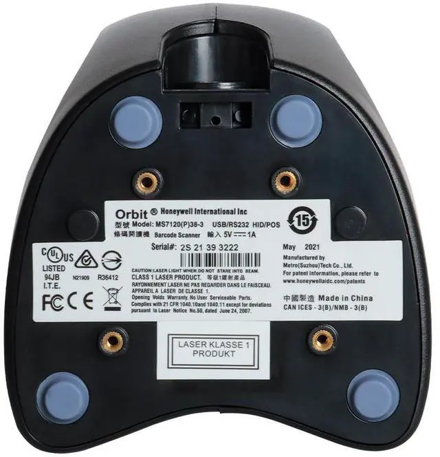 Alt view image 6 of 6 - MK7120-31A38 Wired Handheld Laser 1D Barco de Reader with USB Cable