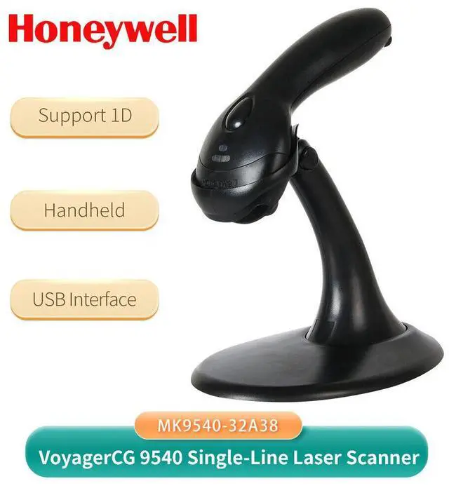 Alt view image 2 of 6 - Voyager MK9540-32A38 1D Barco de Reader Kit +Stand With USB Cable