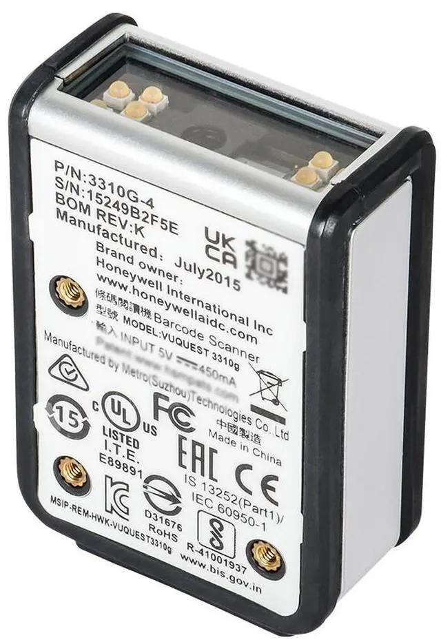 Alt view image 5 of 7 - Honeywe,ll Vuquest 3310G-4USB-0 Hands-Free 1D Barco,de Scan,ne  USB Cable US STOCK