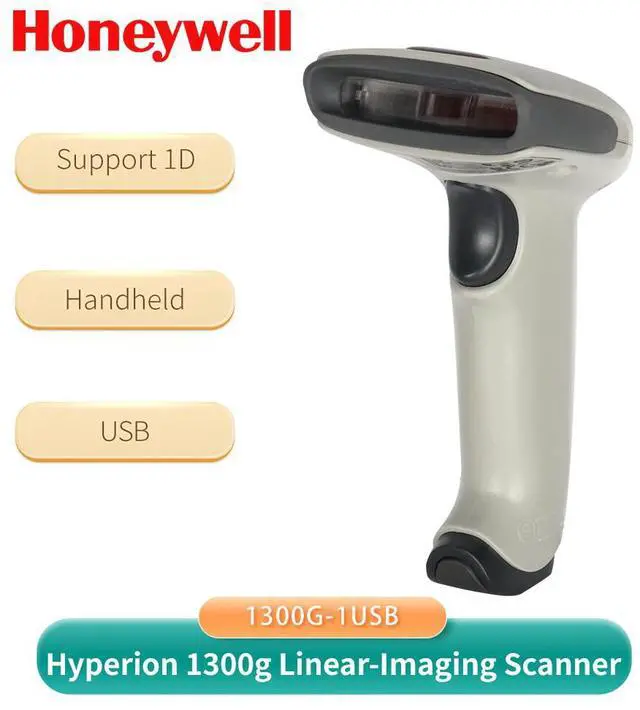 Alt view image 2 of 7 - Honeywe,ll 1300G-1USB Handheld Corded 1D Imager Barco,de Scann,er With USB Cable US