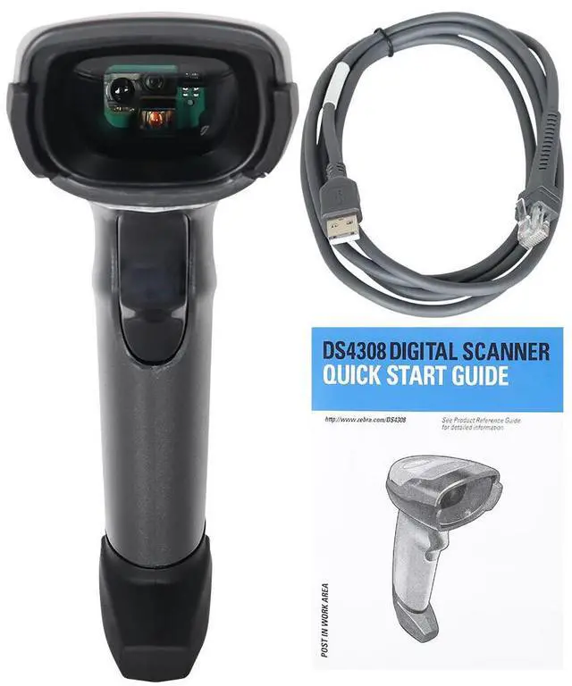Alt view image 6 of 6 - Symb,ol DS4308-HD00007ZZWW Handheld USB Wired Barco,de Scann,er Reader 2D Imager