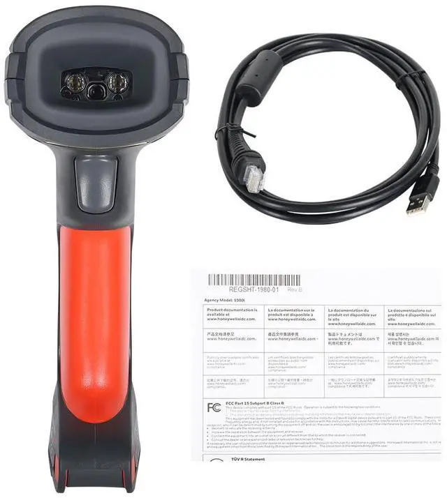 Alt view image 6 of 7 - Honey,well Granit 1980IFR-3USB Industrial 2D Imager Barco,de Scann,er w/ USB Cable