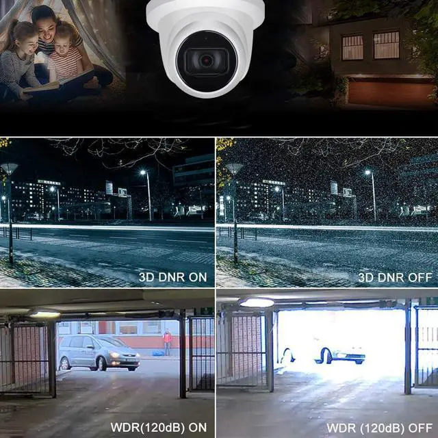 Alt view image 6 of 11 - Dah,ua IPC-HDW2431TM-AS-S2 4MP Starlight Built-in MIC IP Camera POE IVS IR