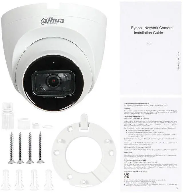 Alt view image 6 of 6 - Dah,ua 4K 8MP IPC-HDW2831T-AS-S2 4MP Security IP Camera Starlight IR MIC POE CCTV