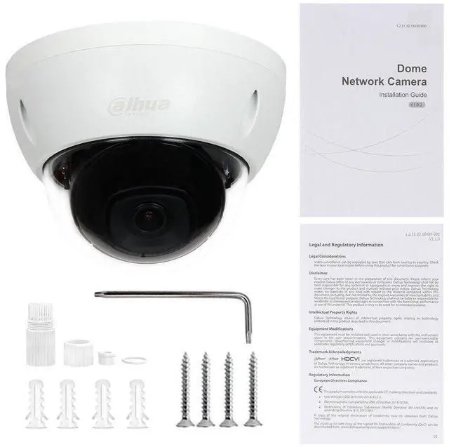 Alt view image 5 of 5 - Dah,ua IPC-HDBW2831E-S-S2 8MP 4K PoE Starlight Vandal IR 30m Security IP Camera White 3.6mm