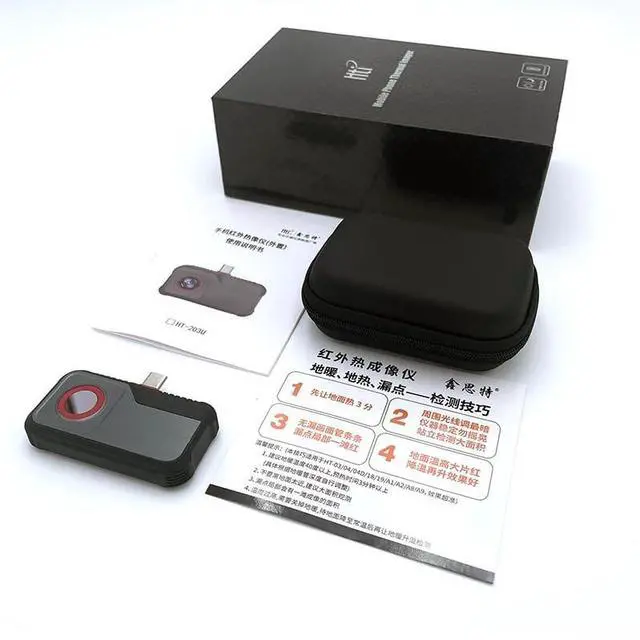 Alt view image 7 of 7 - HTi HT-203U Thermal Camera 256 x 192 IR Resolution Thermal Imager for Android