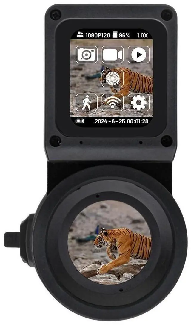 Alt view image 2 of 7 - 1080P Digital Video Recording Hunting Night Vision Scope Monocular Camera