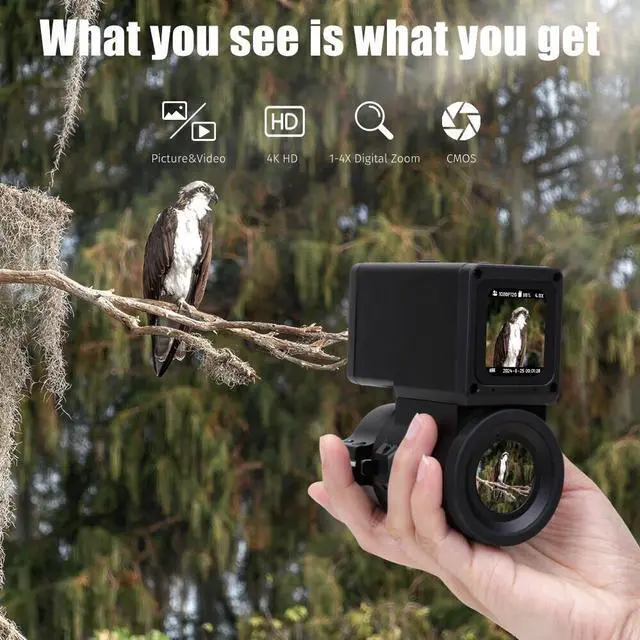 Alt view image 5 of 7 - 1080P Digital Video Recording Hunting Night Vision Scope Monocular Camera