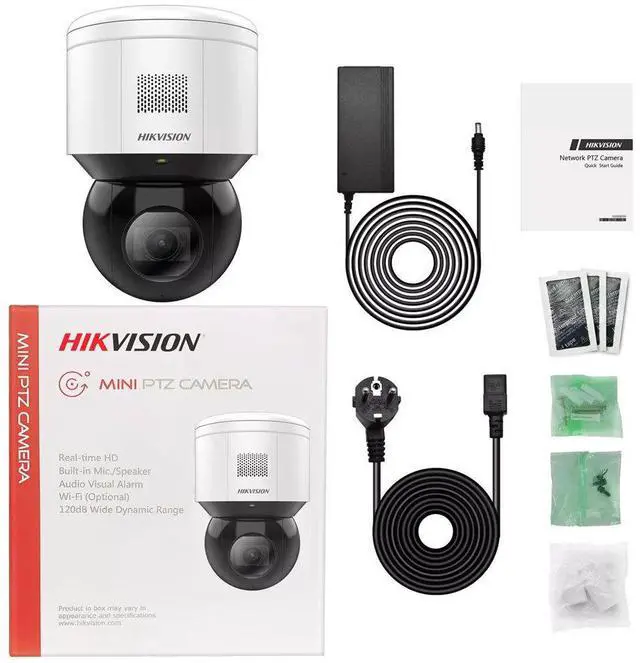 Alt view image 4 of 7 - Hi,kvi,sion DS-2DE3A404IWG-E 4 MP 4x Zoom IR 50m Mini PT Dome Network POE Camera