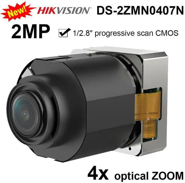 Alt view image 2 of 5 - Hi,kvi,sion 200W Pixel 4× Zoom ICR CCTV Mini Network Camera Module DS-2ZMN0407N
