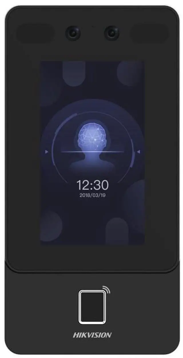 Alt view image 3 of 7 - Hi,kvi,sion Facial Recognition Touch Screen Time Clock 2Way Audio DS-K1T342MFWX-E1