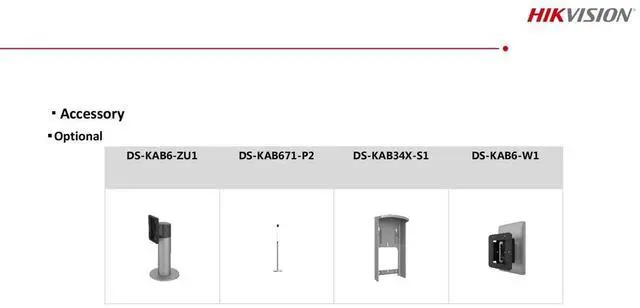 Alt view image 7 of 7 - Hi,kvi,sion Facial Recognition Touch Screen Time Clock 2Way Audio DS-K1T342MFWX-E1