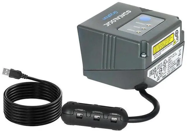 Alt view image 4 of 7 - Data,log,ic GFS4450 ndustrial Fixed Mount 1D 2D IBarco,de Scann,er W/ RS232 Cable