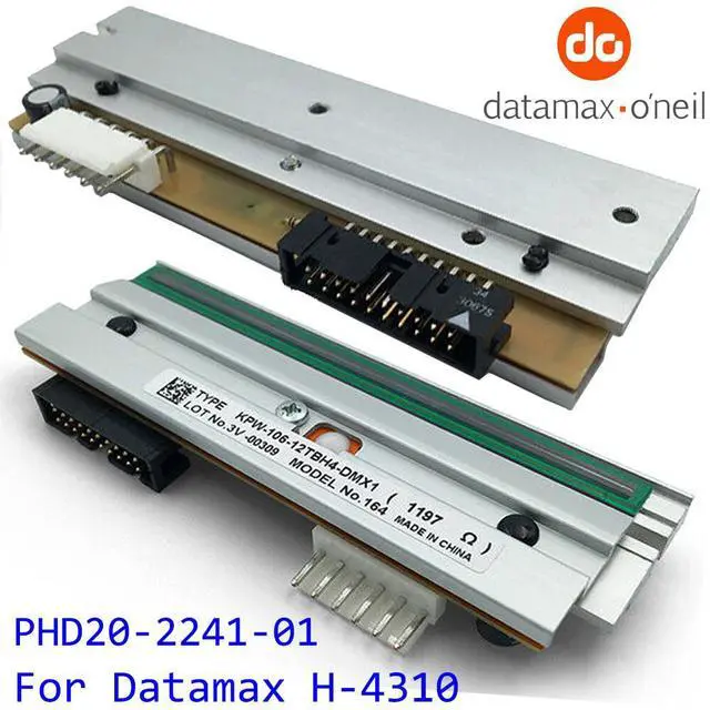 Alt view image 2 of 5 - PHD20-2241-01 New Printhead for Datamax H-4310 Thermal Label Printer 300dpi