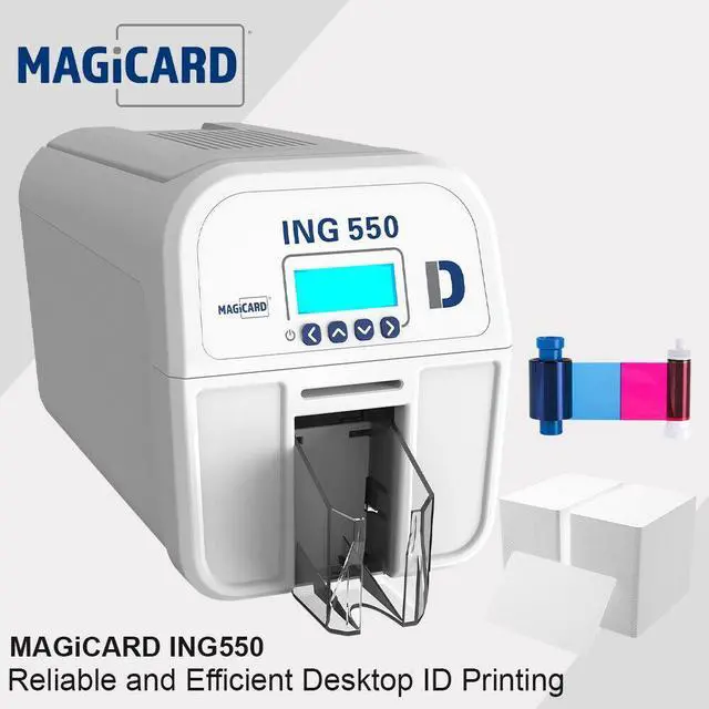 Main image of MagicardI NG550 Single / Dual Side ID Card Magicard Card Printers Efficient