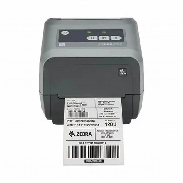 Alt view image 6 of 7 - Ze,br,a ZD421 Direct Thermal Desktop Printer 300DPI ZD4AC43-309M00EZ W/USB Cable
