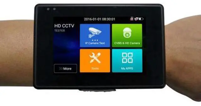 Alt view image 4 of 7 - 4 inch IPC-1800ADH Plus POE CVI TVI AHD CVBS RJ45 IP Camera Tester Monitor