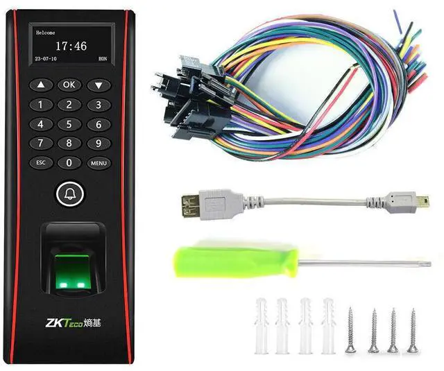Alt view image 6 of 7 - ZKteco TF1700 TCP/IP Fingerprint Door Access Control Terminal Time Clock IP65 tf1700+adms