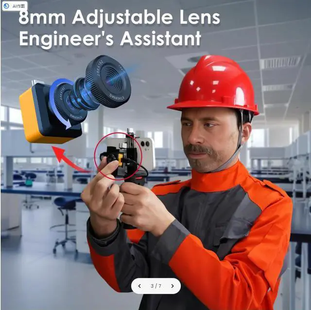 Alt view image 2 of 7 - Thermal Master T2S Pro: 8mm Macro Thermal Camera for Android/iPhone - PCB Inspection, 40mK, 15X Zoom, Handheld