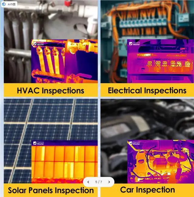 Alt view image 5 of 7 - Thermal Master T2S Pro: 8mm Macro Thermal Imager for PCB Inspection - 40mK, 15X Zoom, Android/iOS Compatible