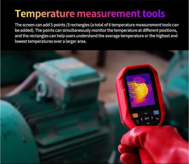 Alt view image 6 of 7 - UNI-T UTi260B+ Infrared Thermal Imager Camera Temperature -20~550